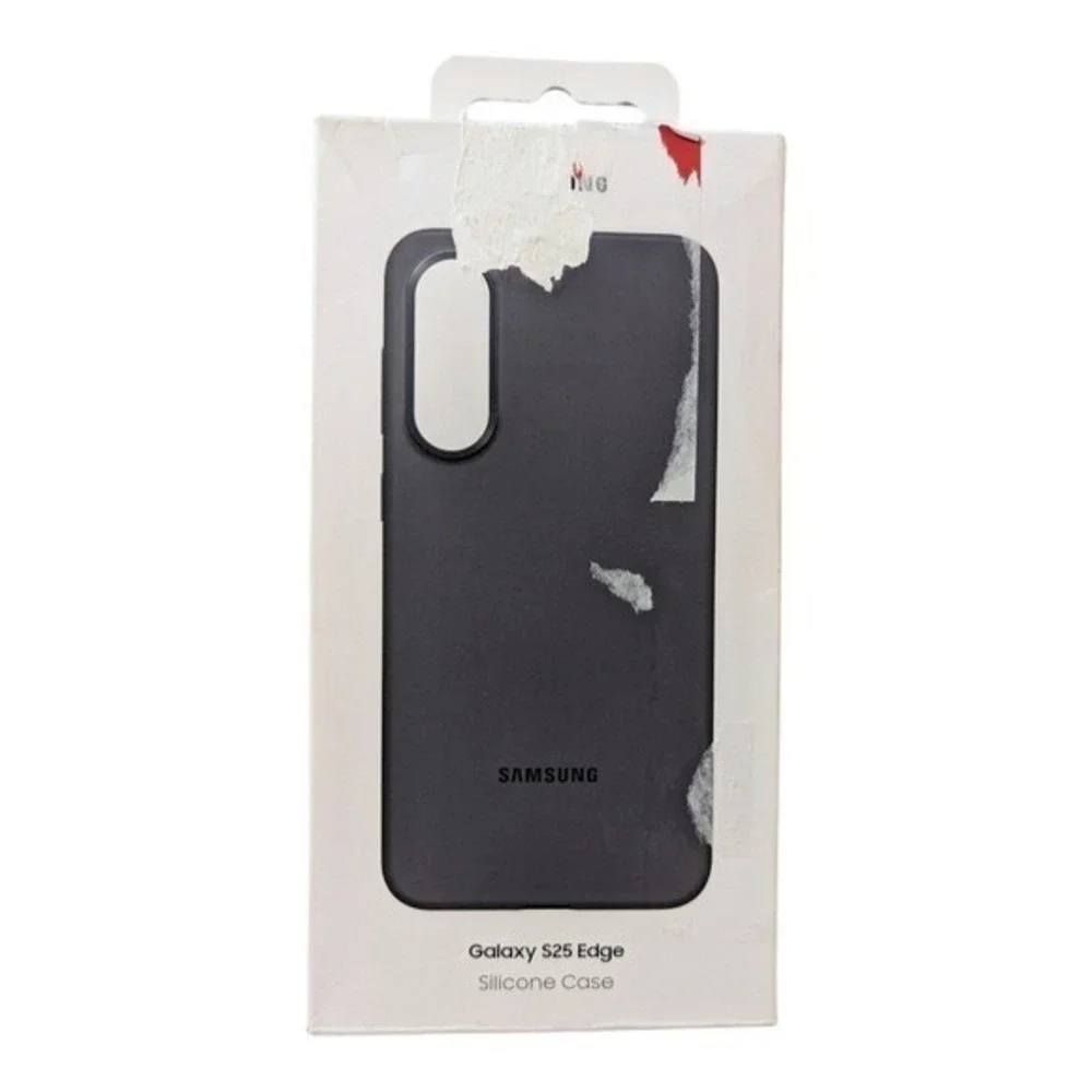 K1. Samsung Silicone Case for Samsung Galaxy S25 Edge EF-PS937 Black